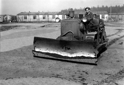 A bulldozer to clear bodies