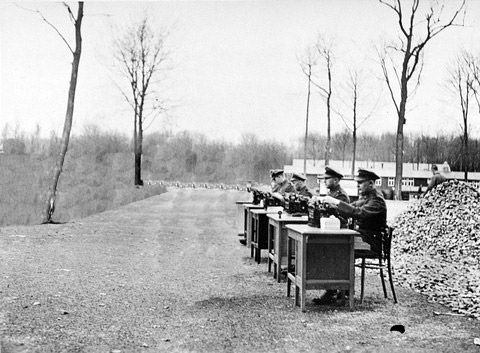 Processing prisoners in Buchenwald